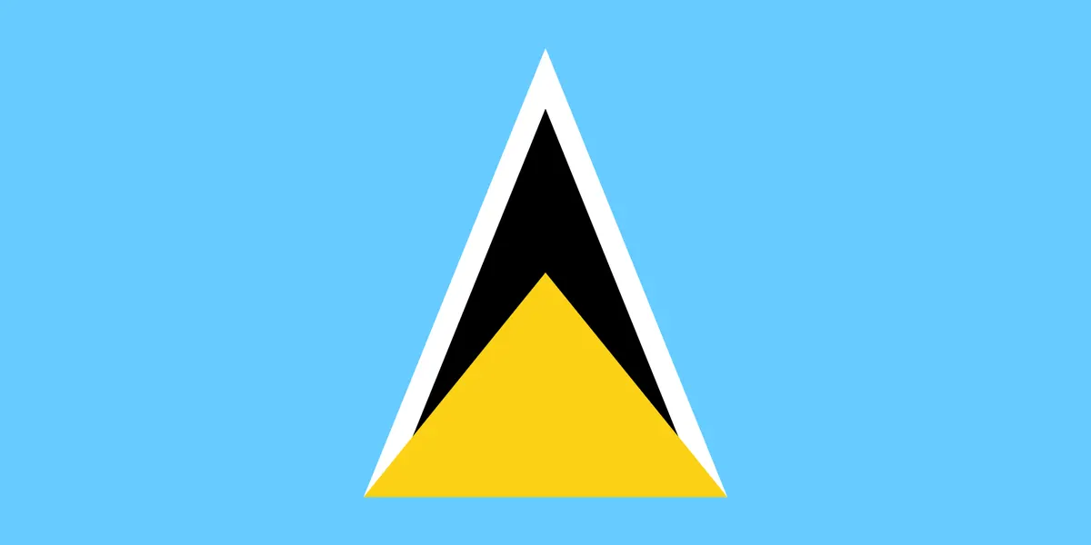 Saint Lucia Bayrak