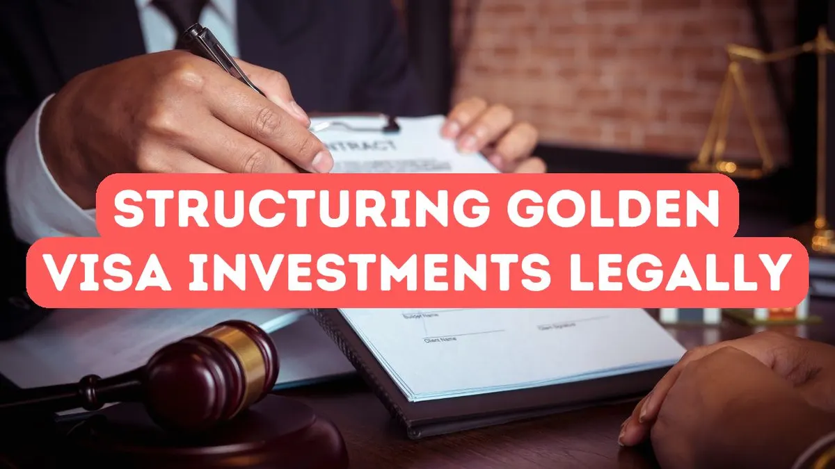 How to Structure Your Investment Legally and Efficiently