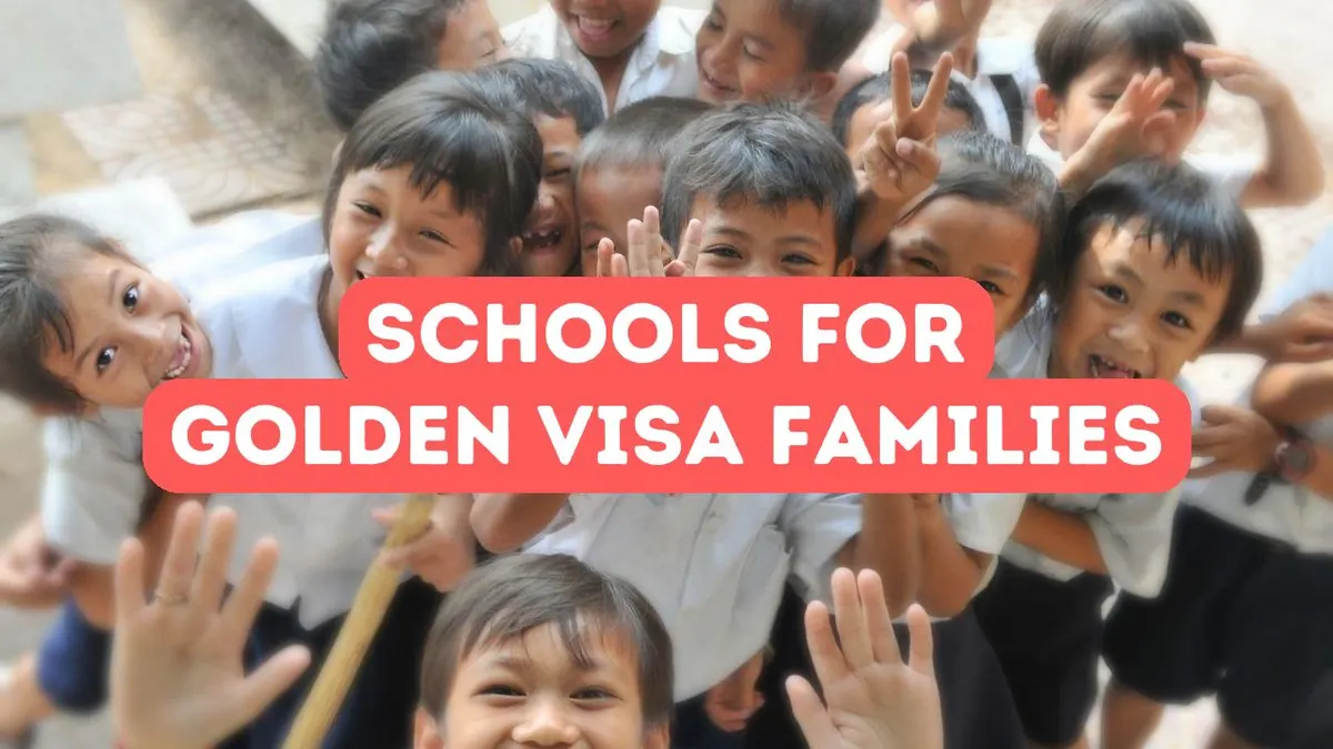 International Schools for Golden Visa Families