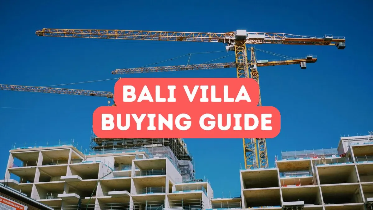 Guide d’achat d’une villa à Bali