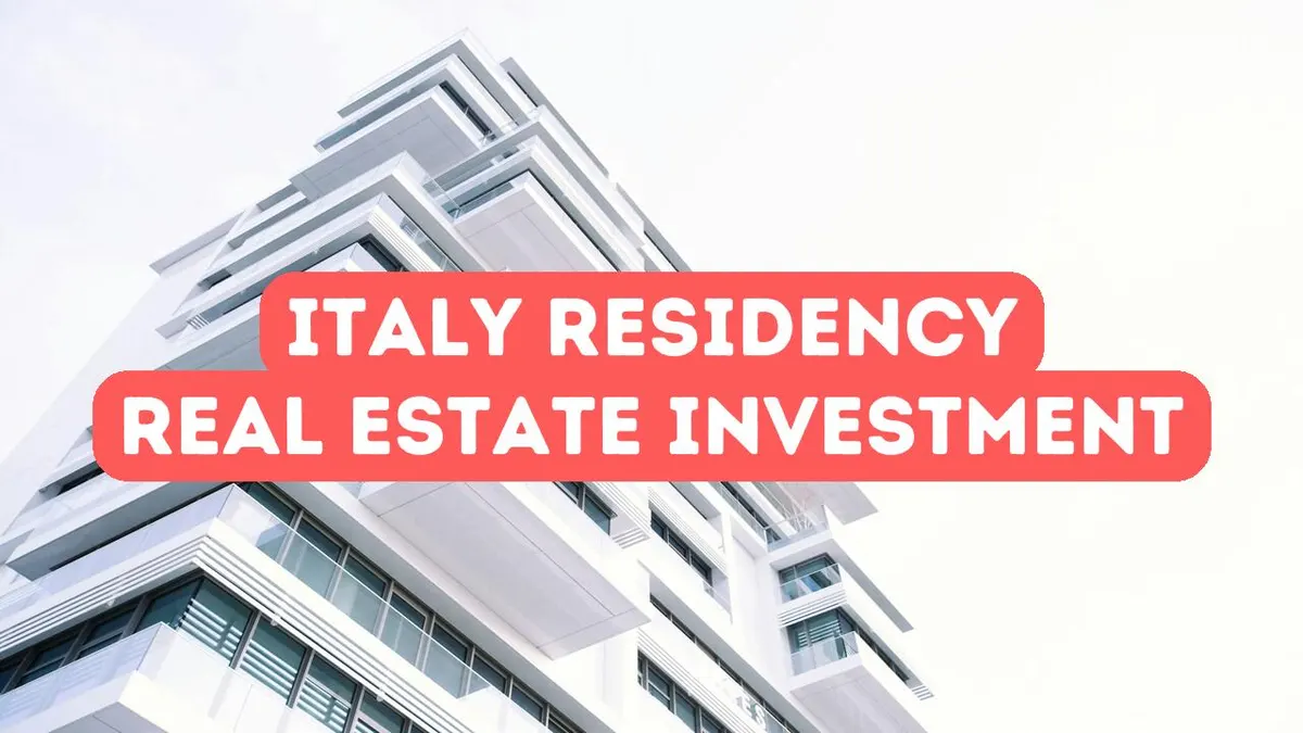Résidence et investissement immobilier en Italie